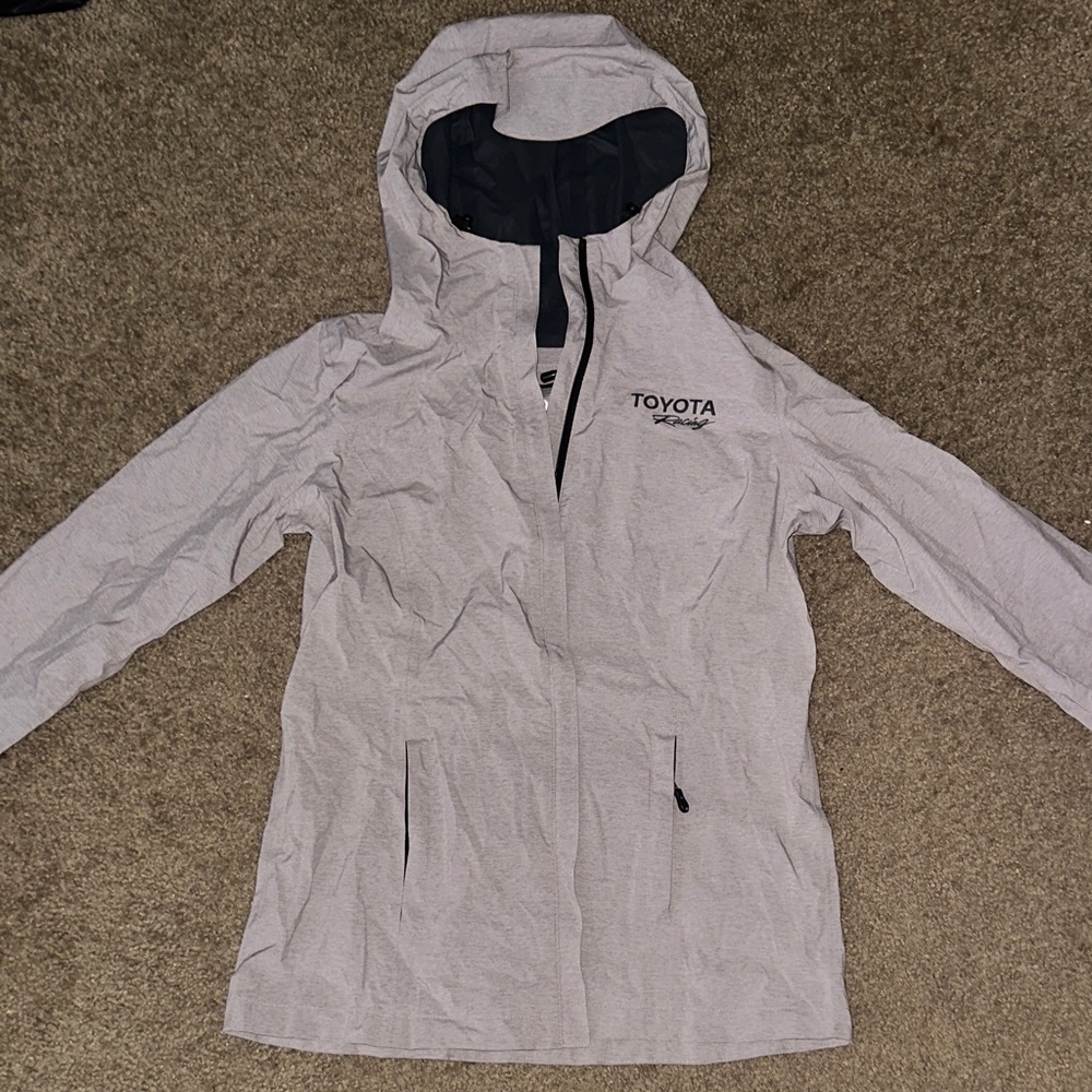 Toyota Racing Women's Light Gray Hooded Jacket